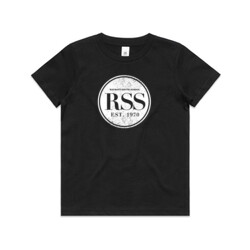 RSS White Circle - Kids Youth T shirt
