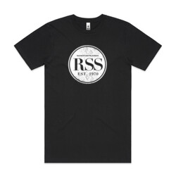 RSS White Circle - Mens Block T shirt